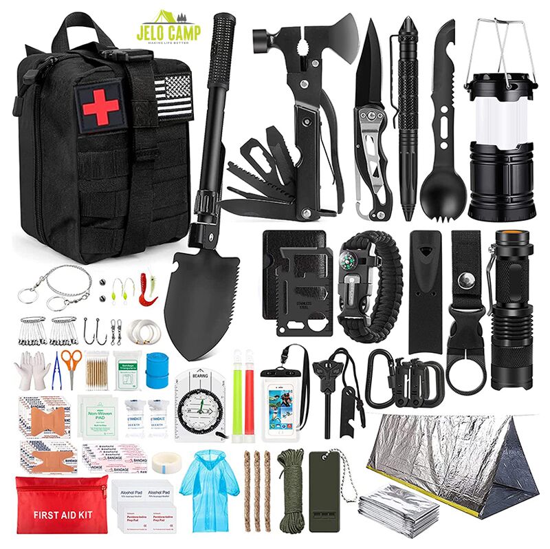 250 in 1 Emergency Survival kit - JELOCAMP | Camping Accessories