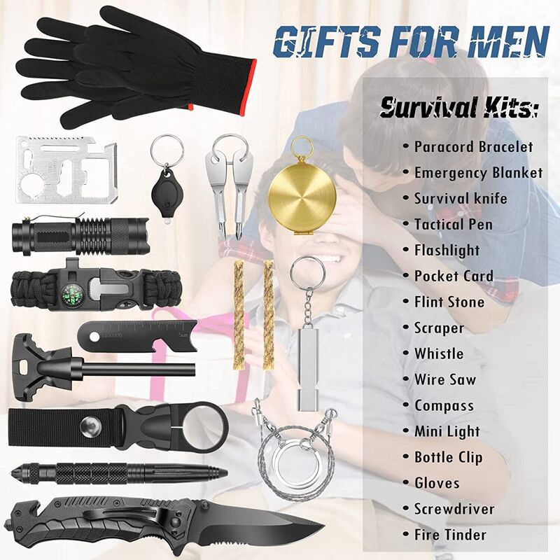 19 in 1 Emergency Survival Kit - JELOCAMP | Camping Accessories